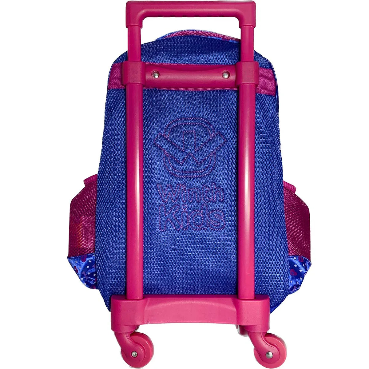 Mochila Escolar Infantil com Rodinhas 360° Gatinhos Azul – Winth