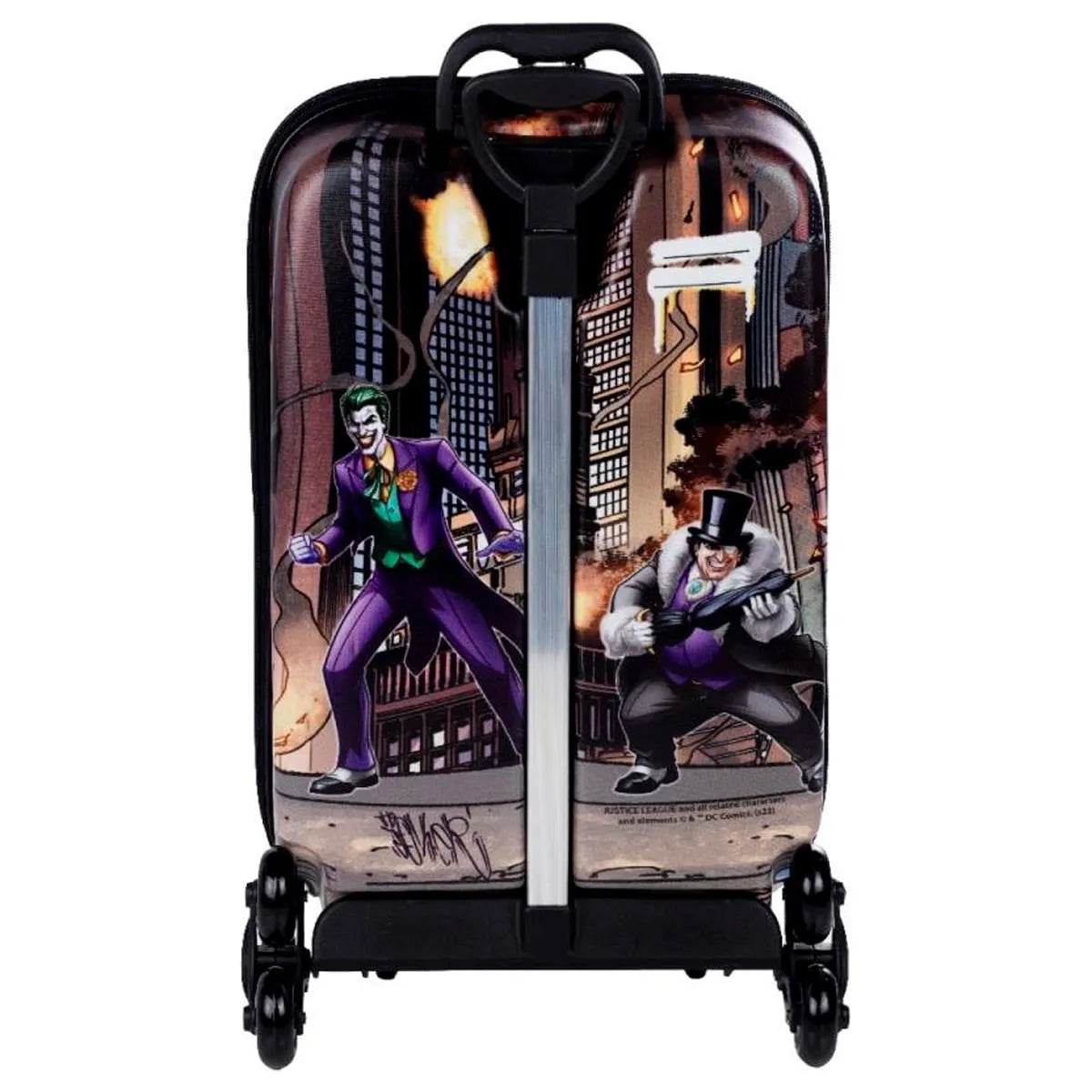 Mochila Escolar de Carrinho Tripla 3D Batman – Diplomata