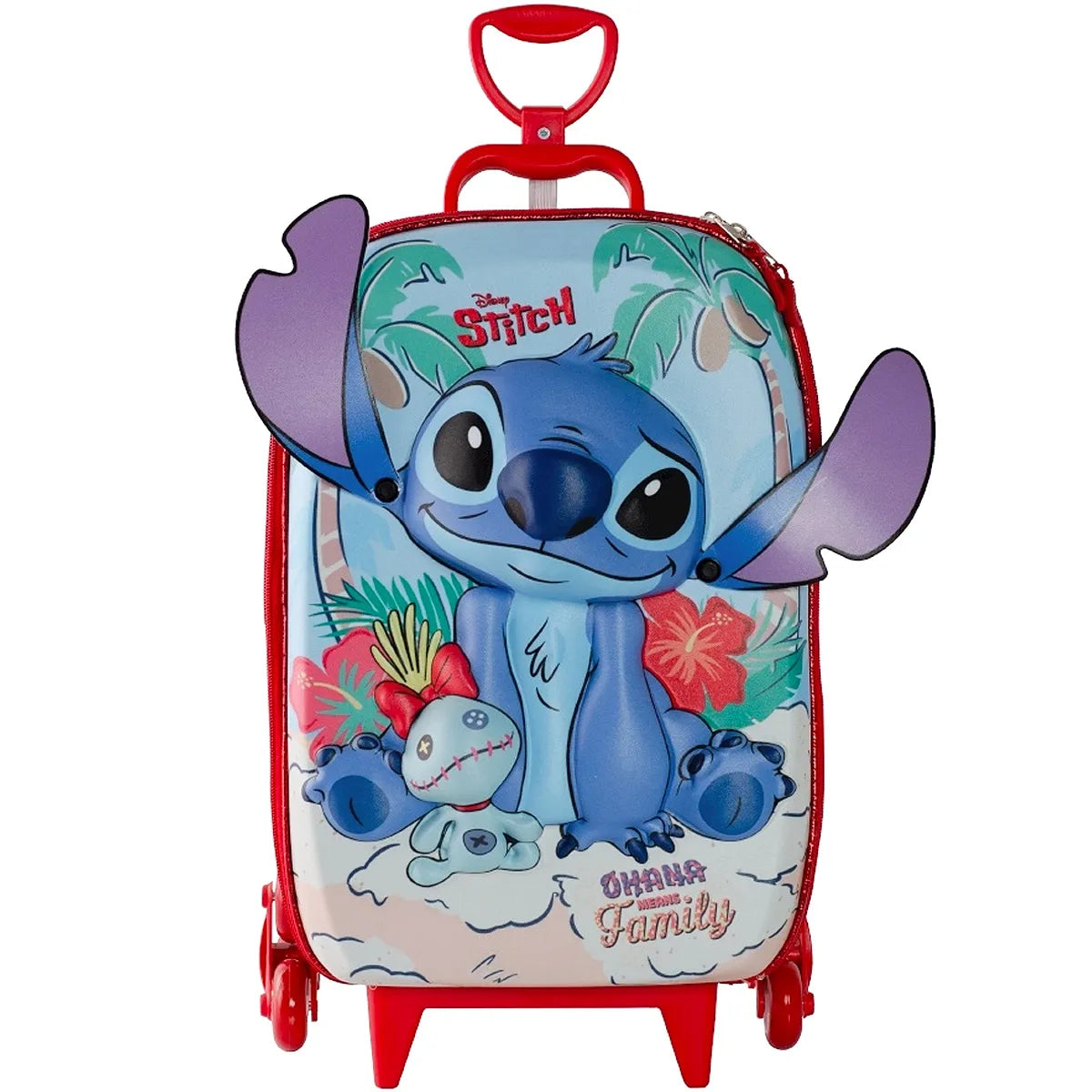 Mochila Infantil com Rodinhas Triplas 3D Diplomata